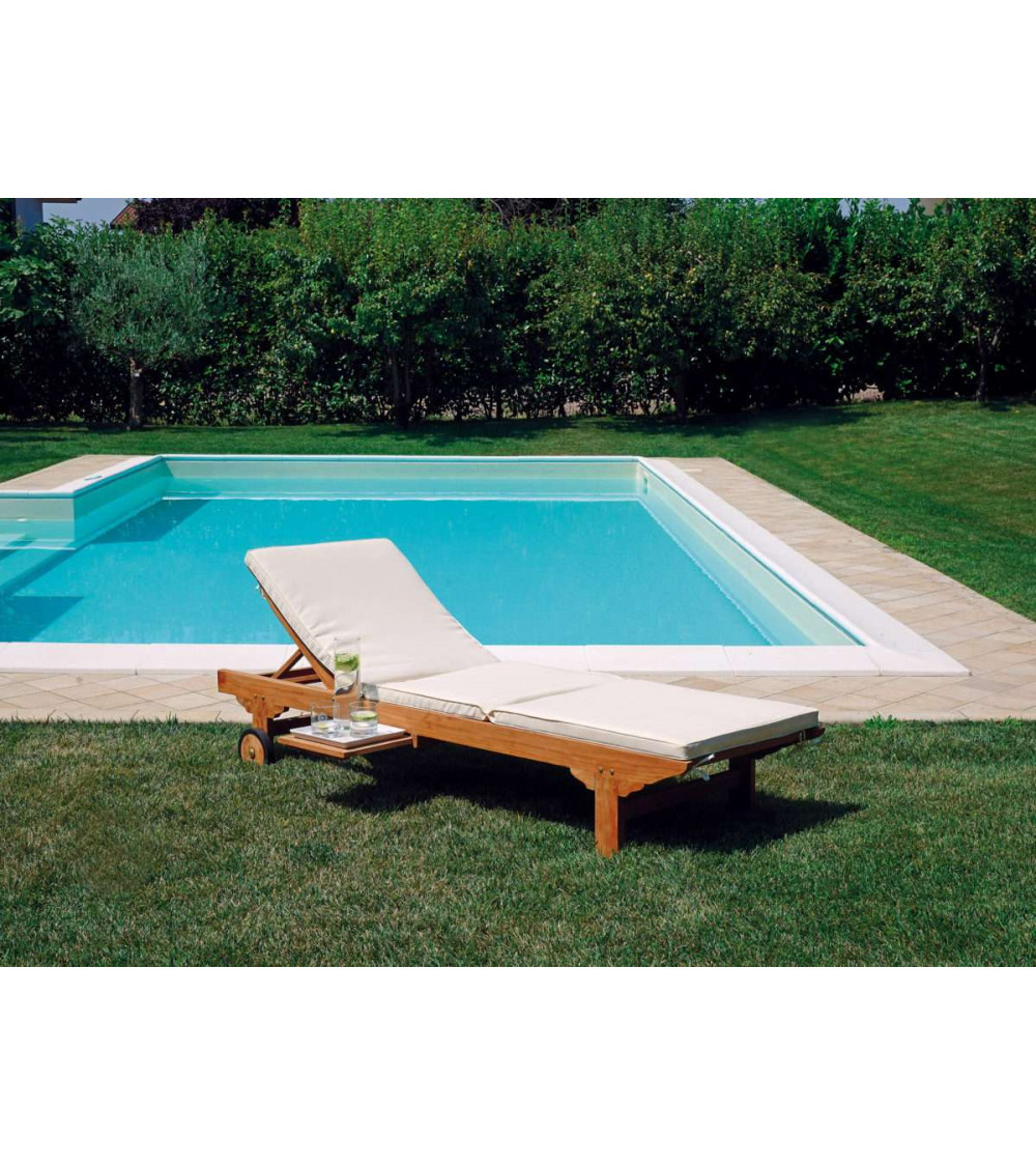 Lettino carloforte - teak
